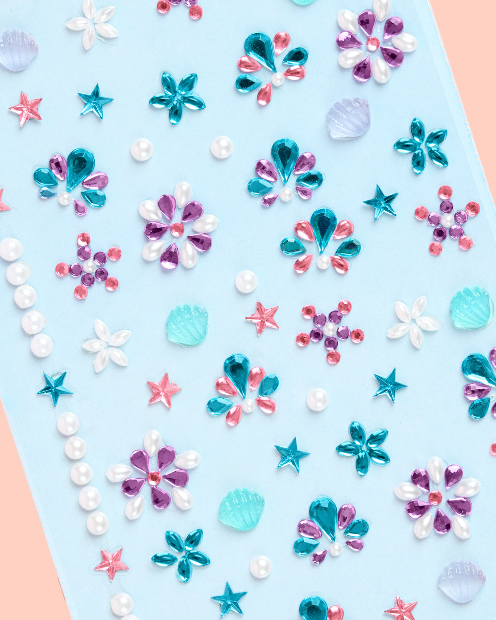 Mermaid Gem Set - 52 Adhesive Face Gems