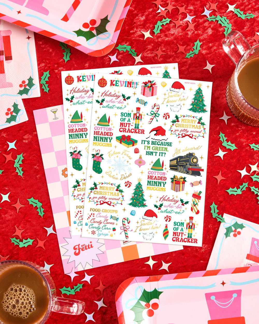 Christmas Movie Tattoos - 48 Temporary Tattoos