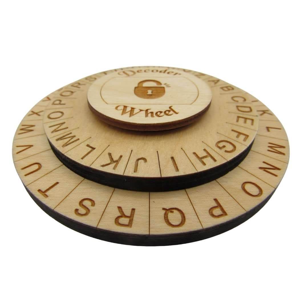 Secret Decoder Wheel For Kids | Escape Room Party Puzzle