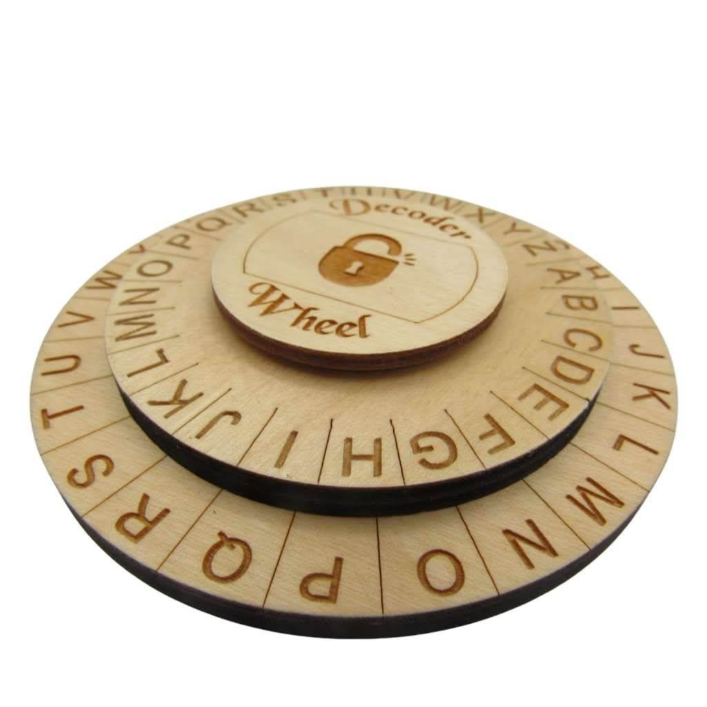Secret Decoder Wheel For Kids | Escape Room Party Puzzle