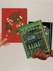Garden Greenhouse Sewn Trio Notebook Set