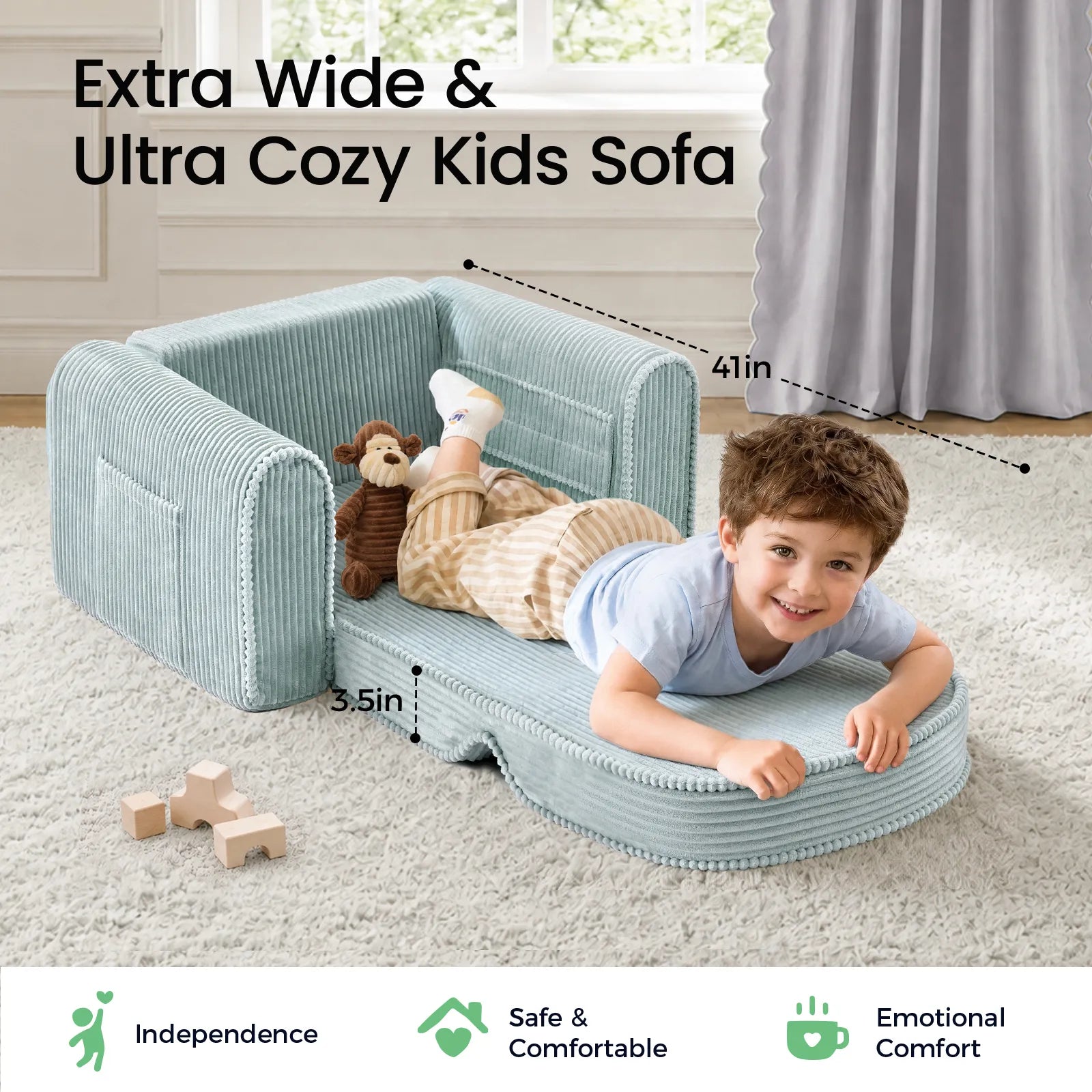 ® Gentlesnug Corduroy Kid Chair