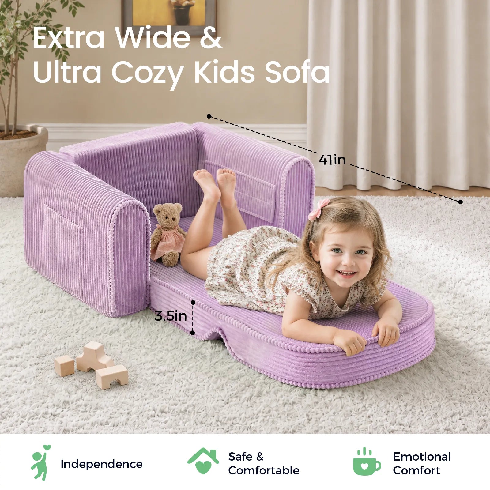 ® Gentlesnug Corduroy Kid Chair