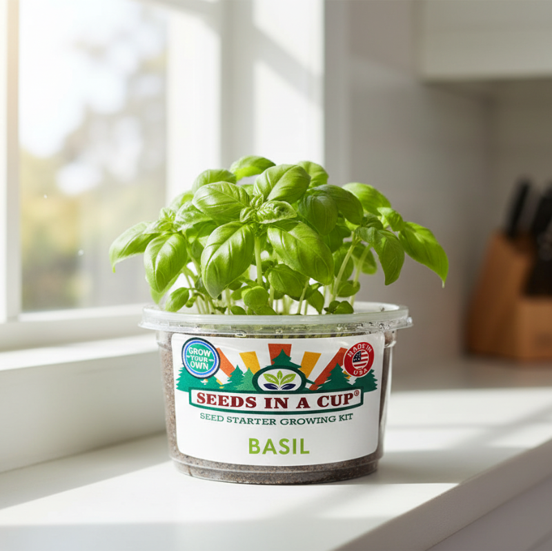 Basil | Plant Seed Starter Grow Kit |