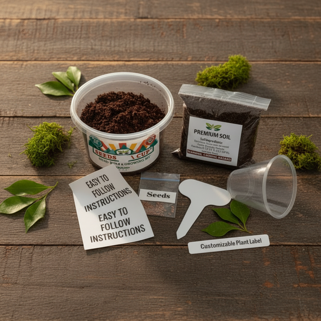 Doggo's Garden (for Dogs) Garden Kit | Basil, Sage, Cilantro & Dill |