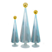 Pleated Tree, Sky Gold Set Of 3