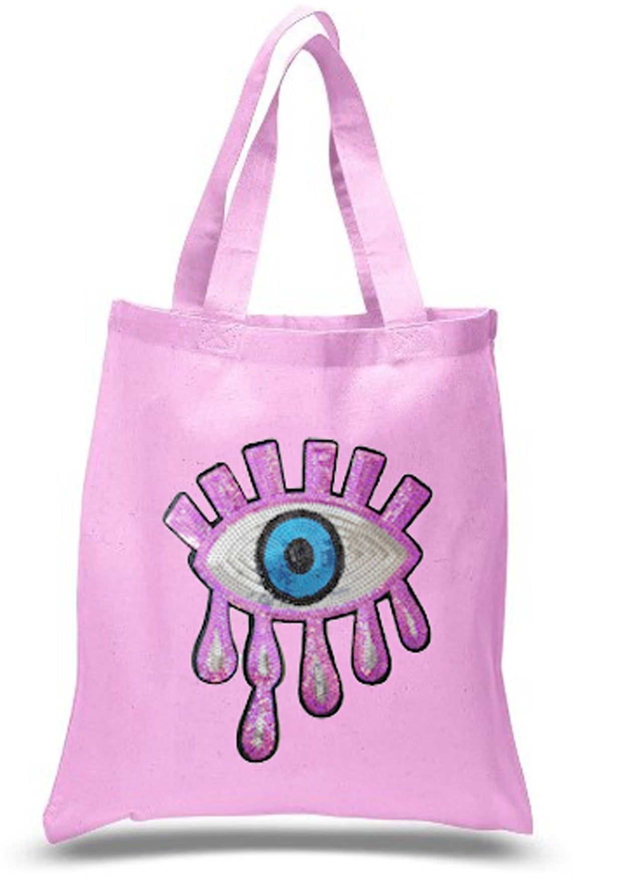 Pink Eye Sequin Bag