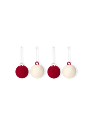 CHRISTMAS BALLS (SET OF 4)