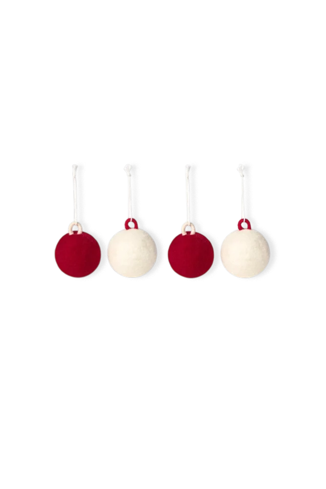 CHRISTMAS BALLS (SET OF 4)