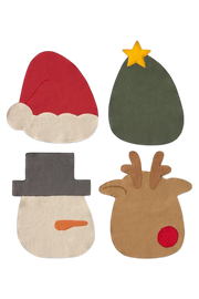 CHRISTMAS CREW PLACEMATS (SET OF 4)