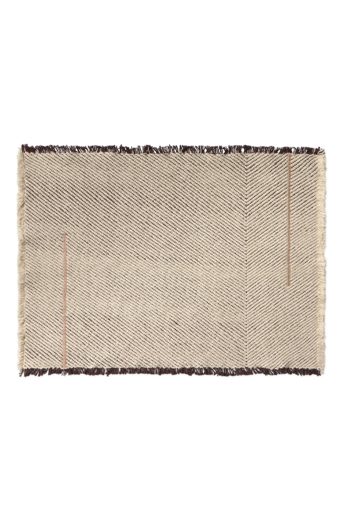 SET OF 2 PLACEMATS VERTICAL NATURAL