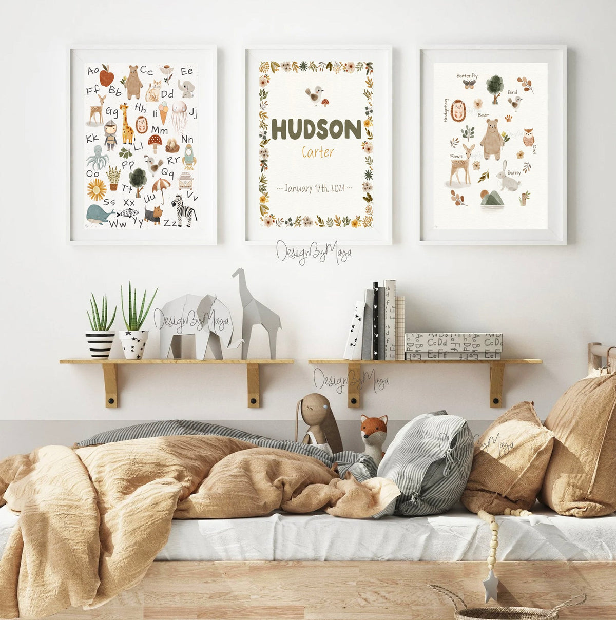 Safari Adventures Prints - Luster Paper Nursery Wall Art Prints