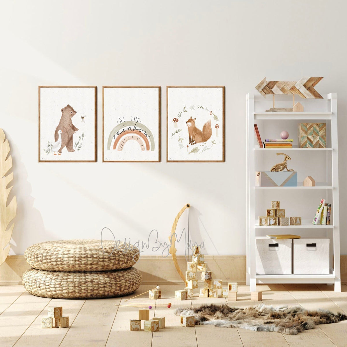 Cute Abc Print - Luster Paper Nursery Wall Art Prints
