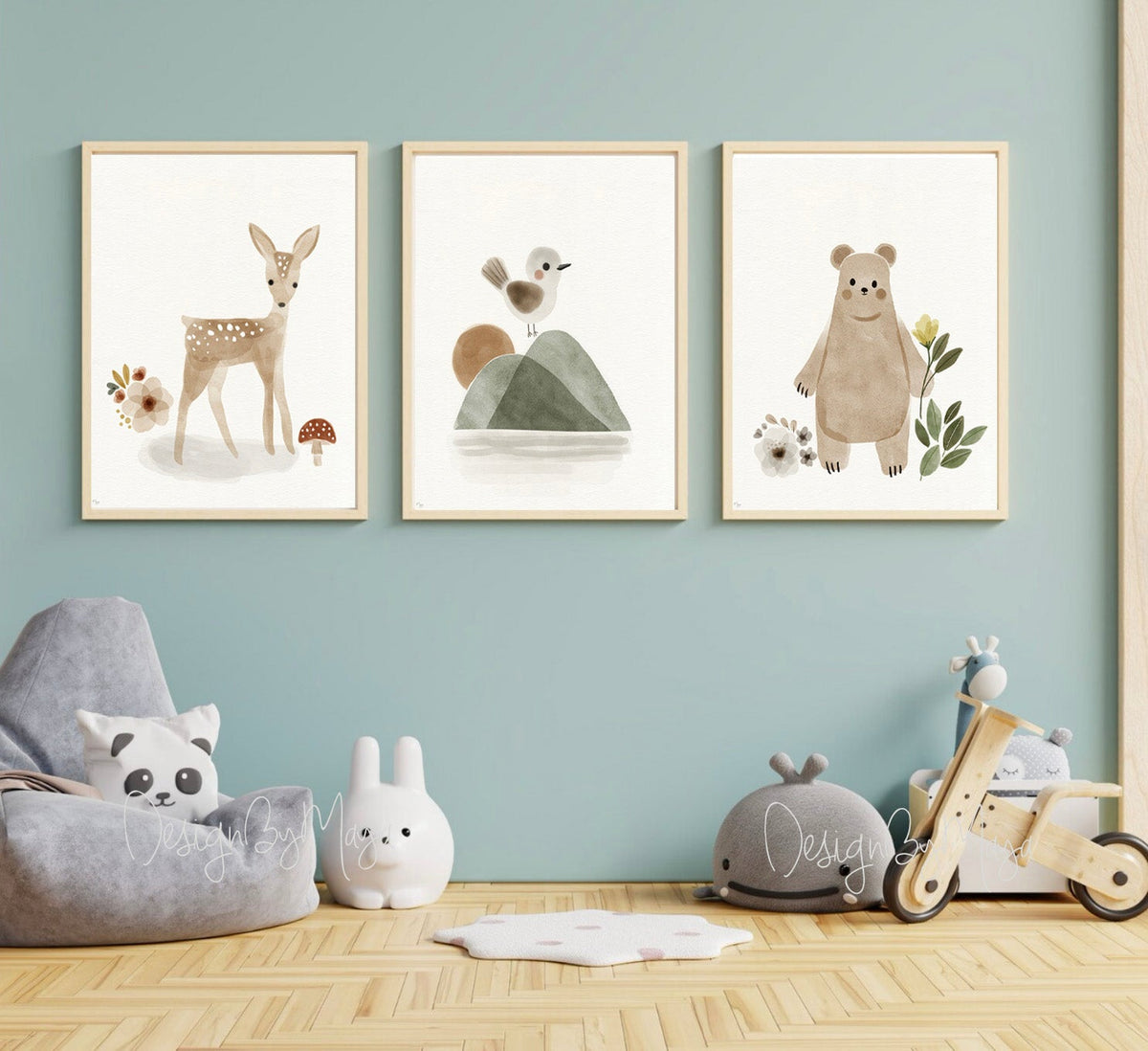 Safari Adventures Prints - Luster Paper Nursery Wall Art Prints