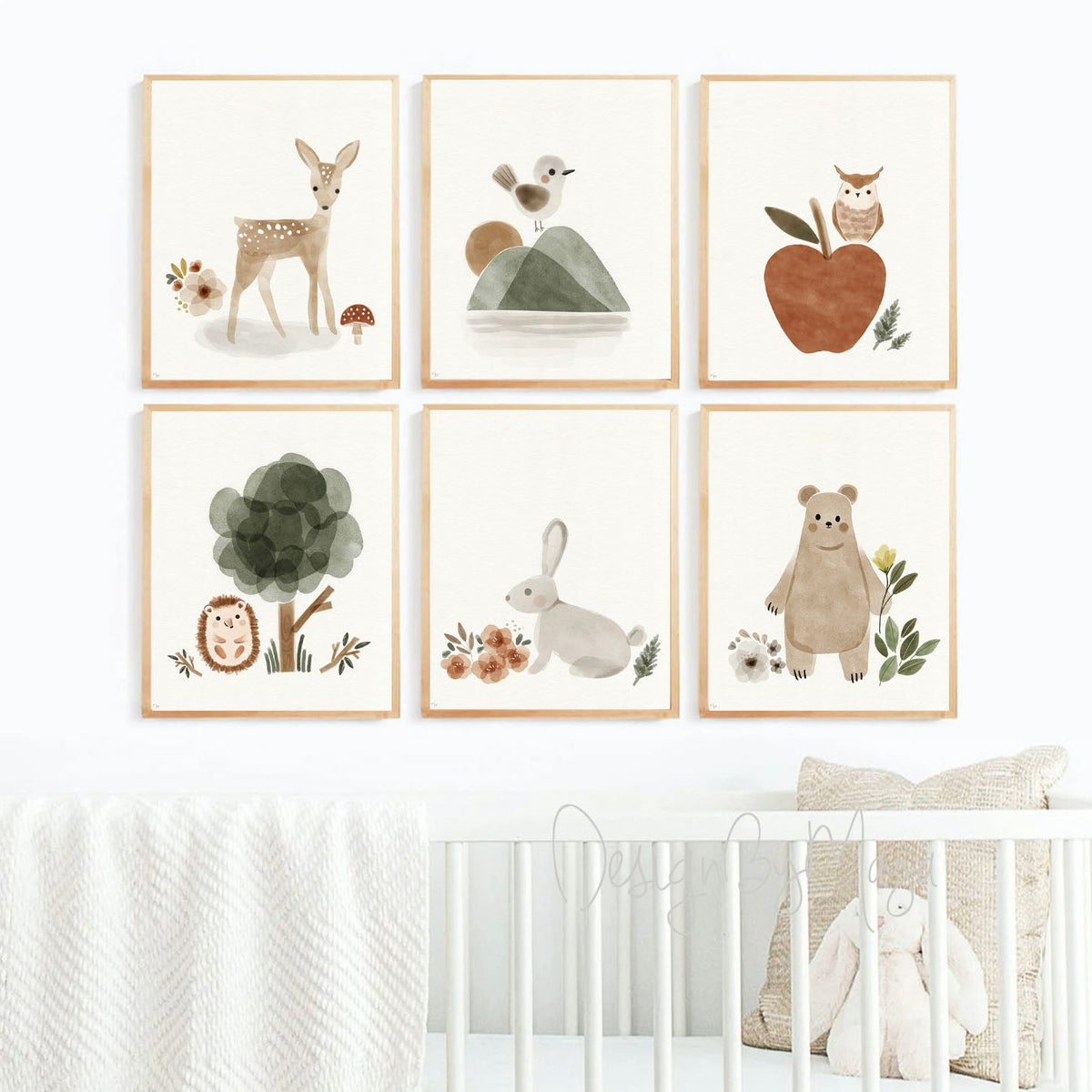 Safari Adventures Prints - Luster Paper Nursery Wall Art Prints