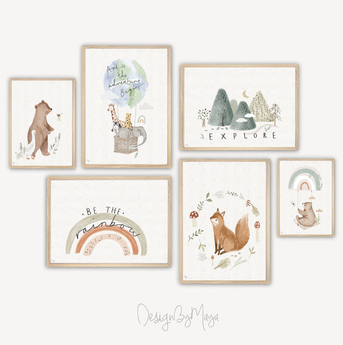Cute Baby Prints - Luster Paper Nursery Wall Art Prints