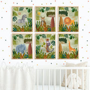 Nursery Safari Prints - Luster Paper Nursery Wall Art Prints