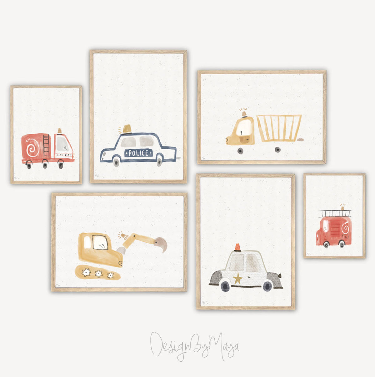 Cute Lion Prints - Luster Paper Nursery Wall Art Prints