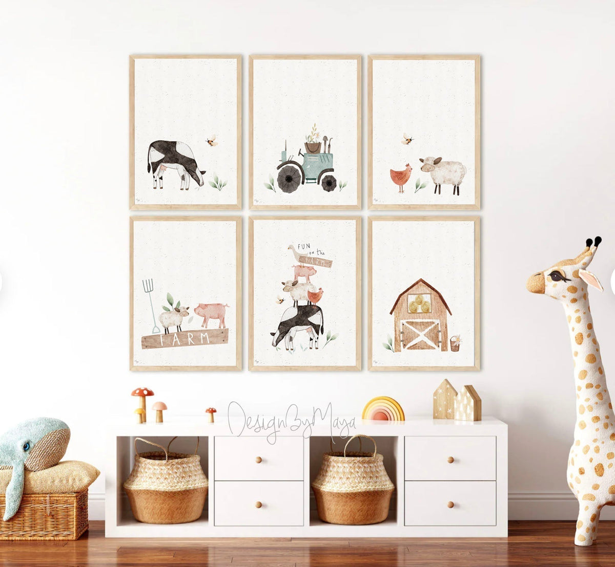Pine Trees Prints - Luster Paper Nursery Wall Art Prints