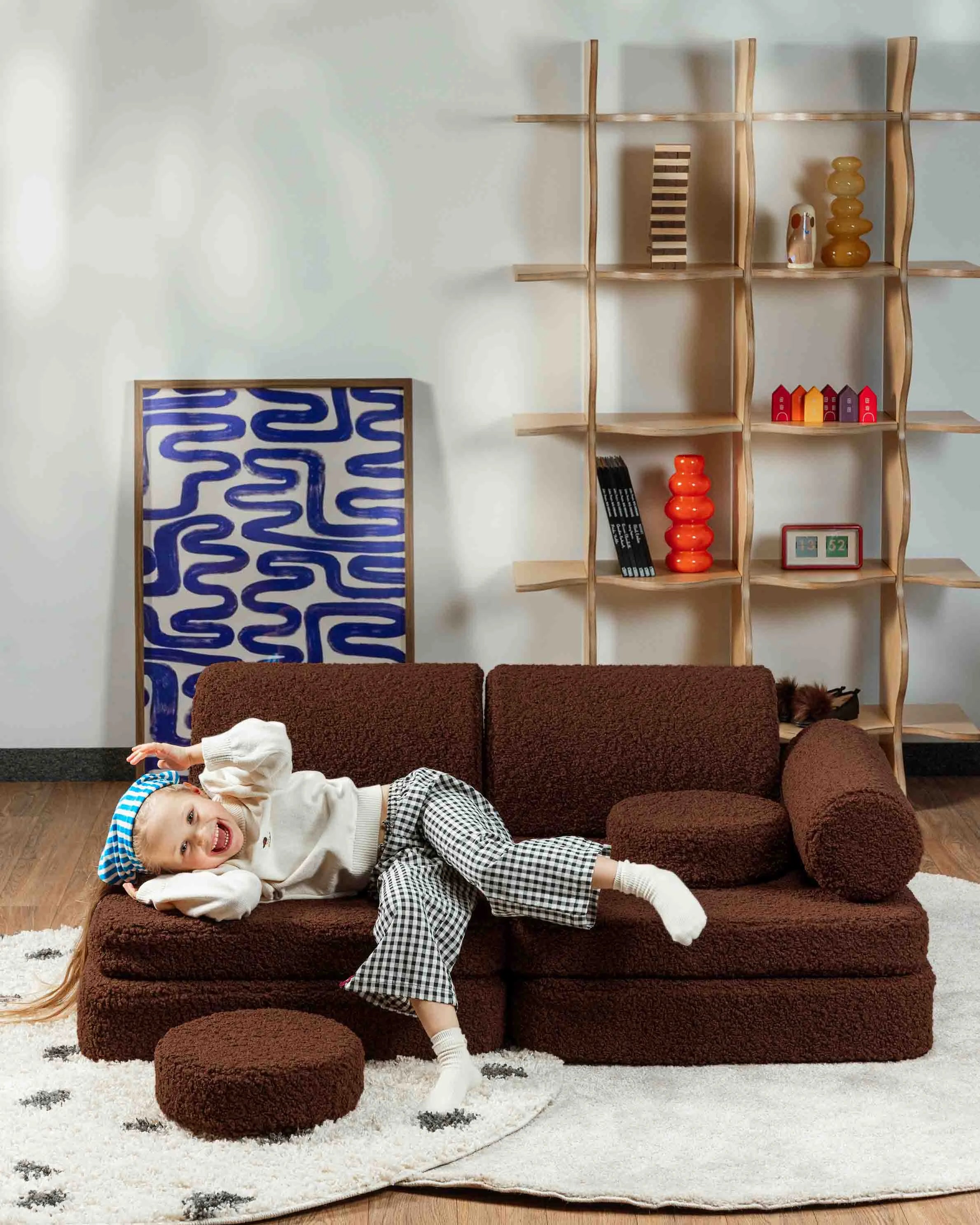 Warm Hazel Settee