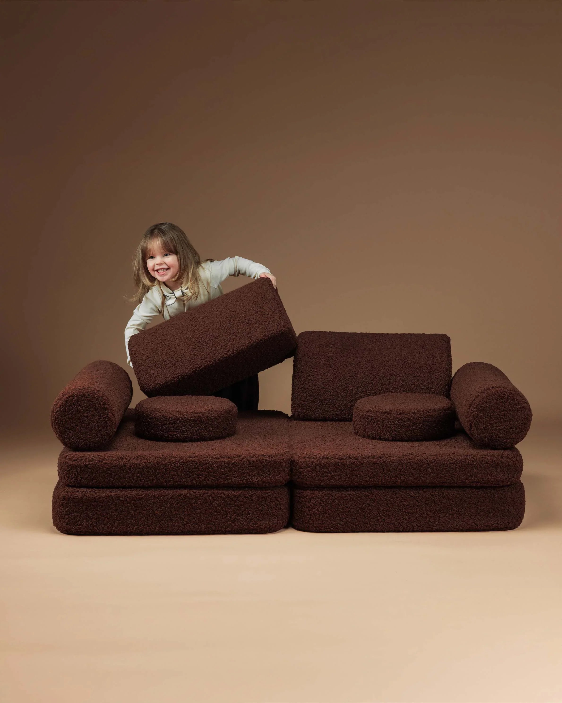 Warm Hazel Settee