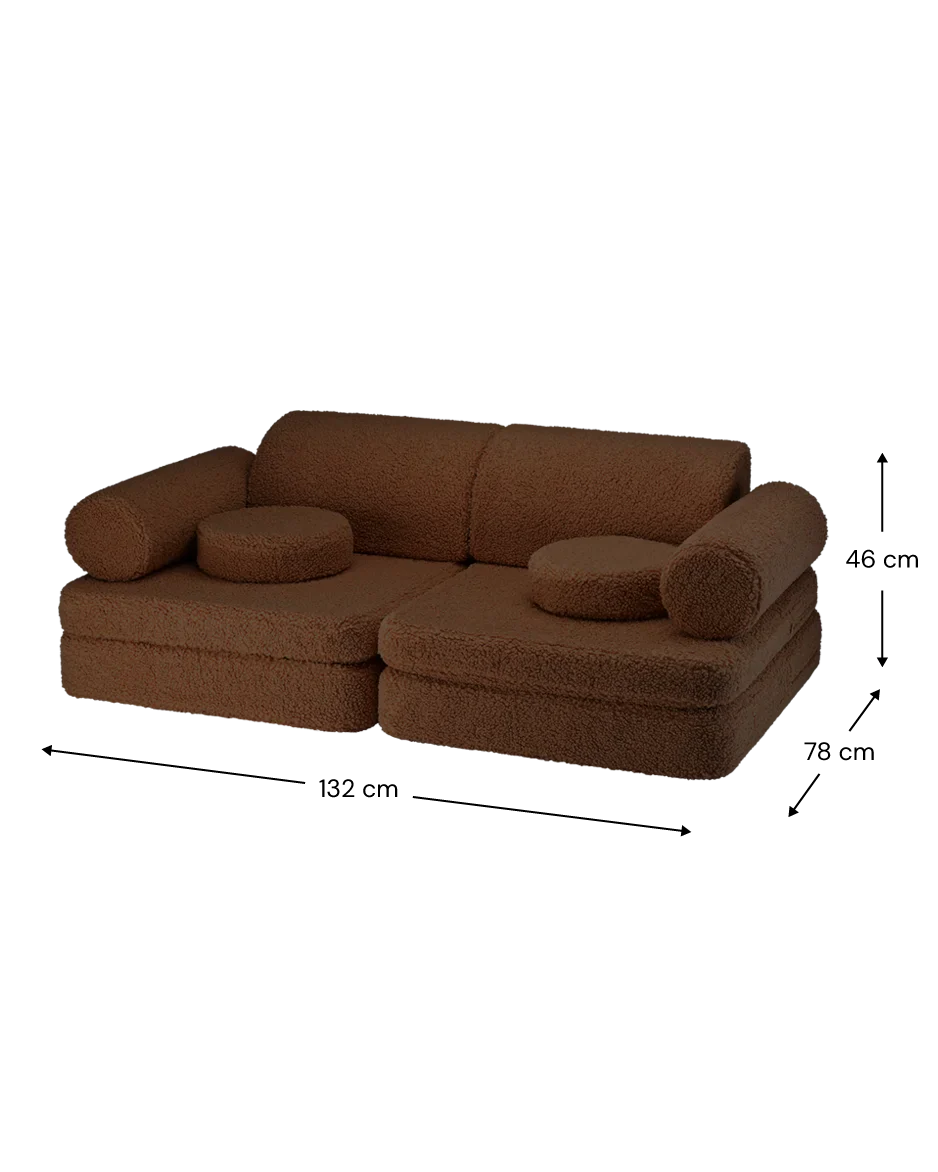 Warm Hazel Settee