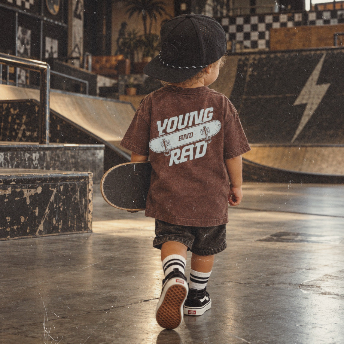 Sk8 Tee // Dark Brown