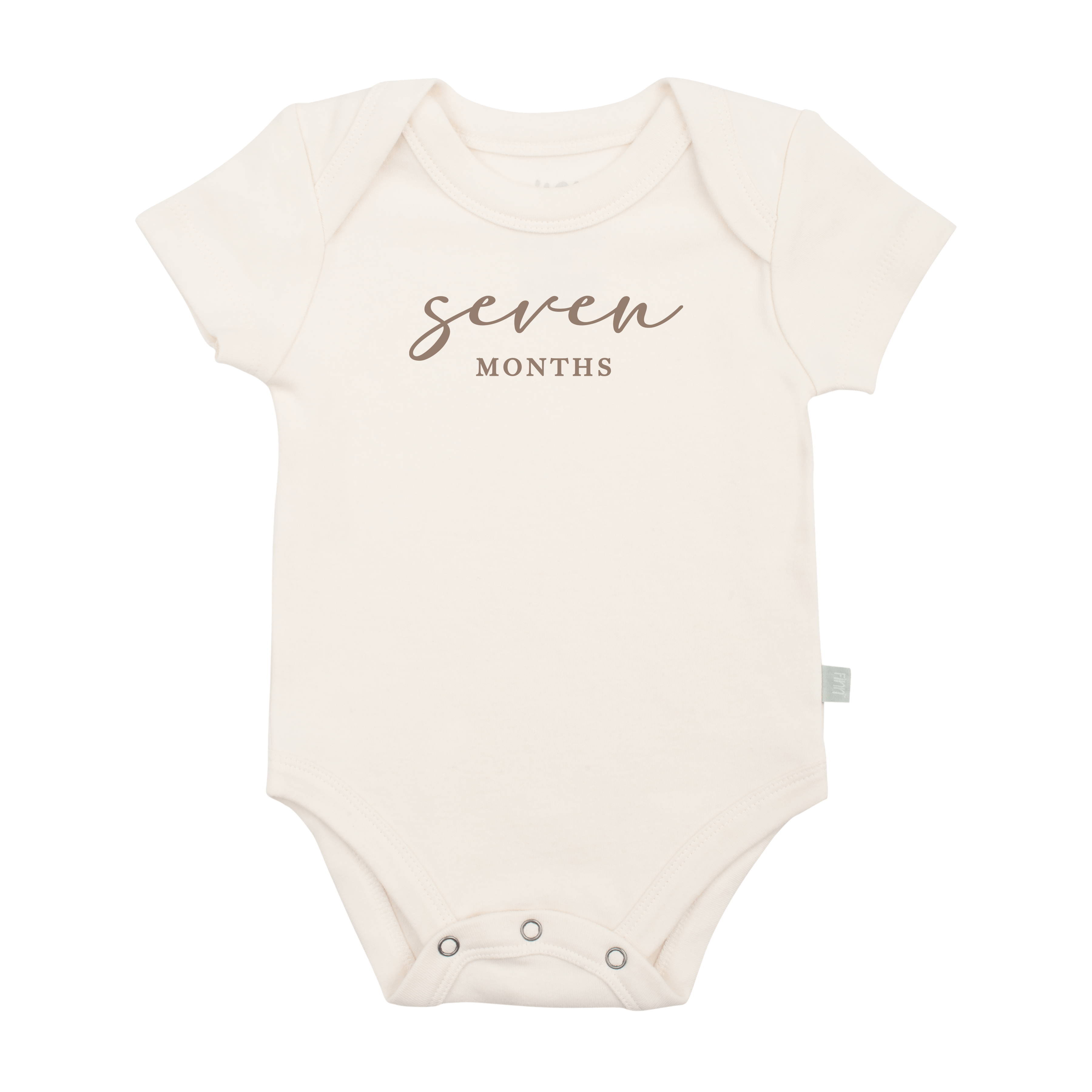 Graphic Bodysuit | Seven Months Milestone Taupe