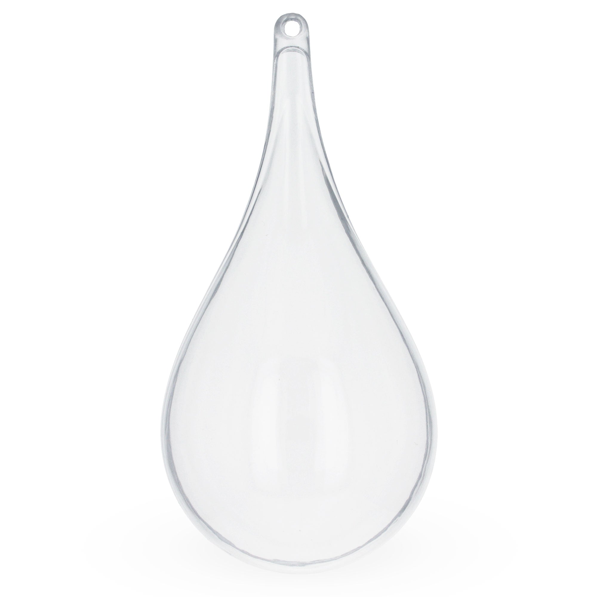 Set Of 3 Clear Plastic Waterdrop Ornaments 4.3 Inches (109 Mm)