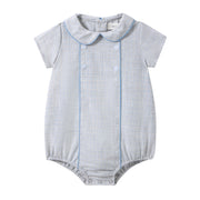 Signature Piped Boys Romper