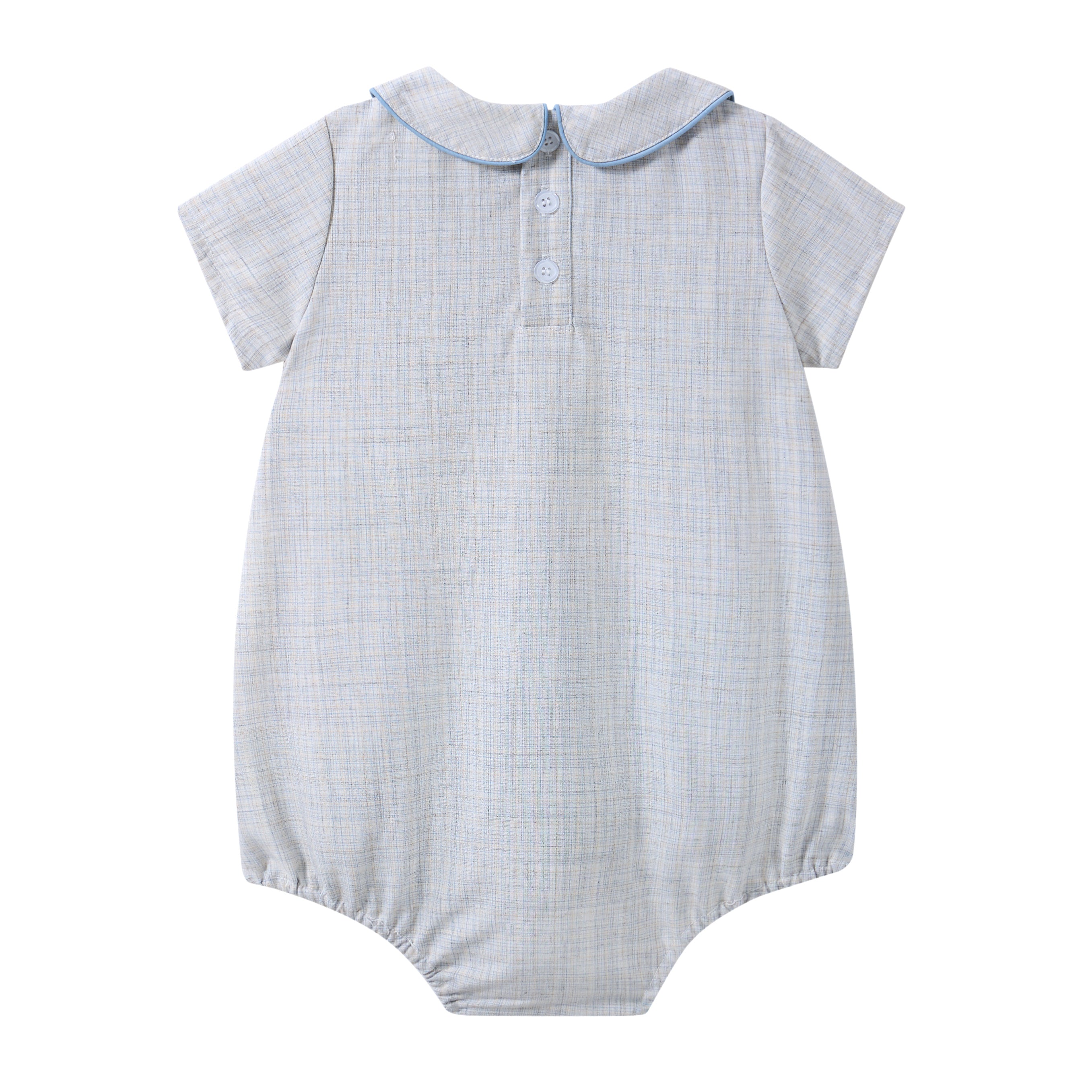 Signature Piped Boys Romper