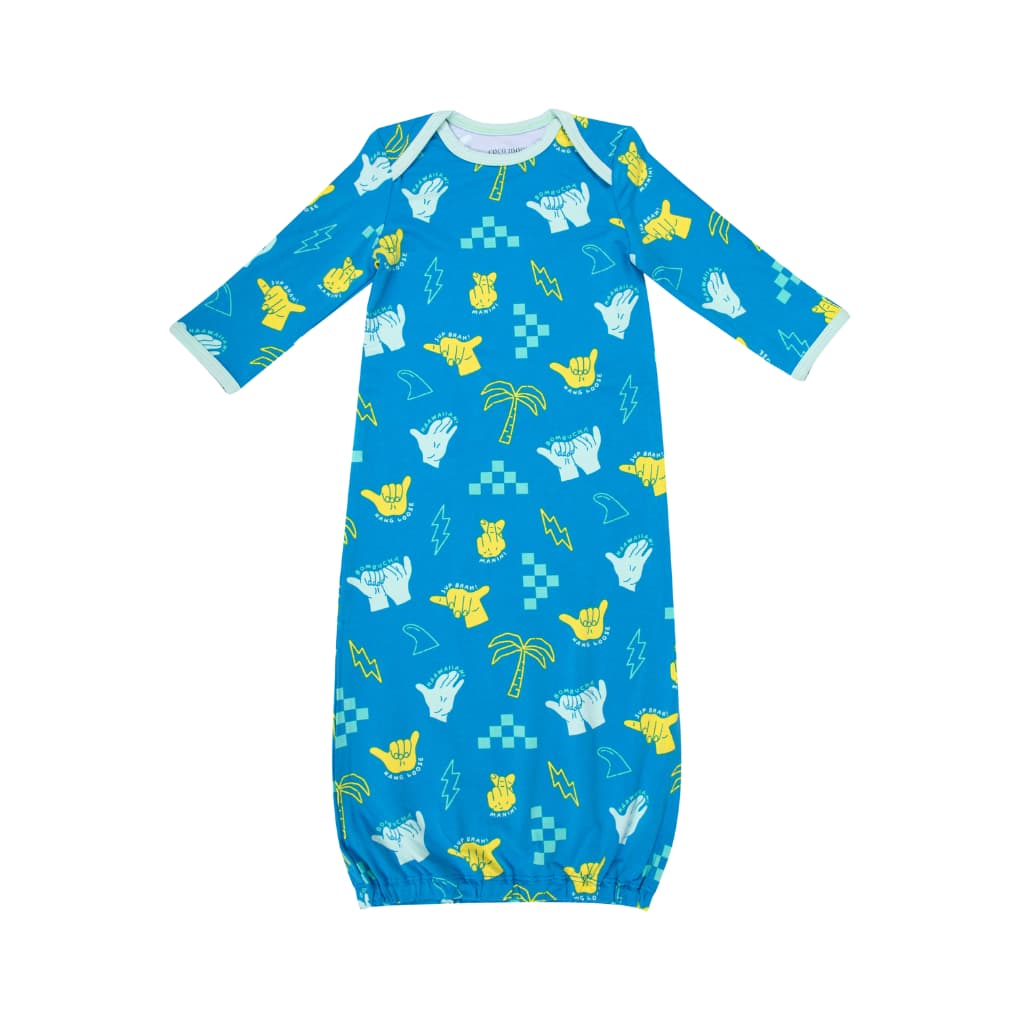 Shaka Code Bamboo Layette Gown