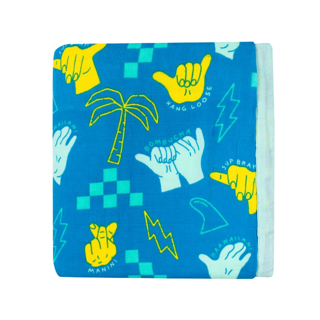 Shaka Code Baby Quilt