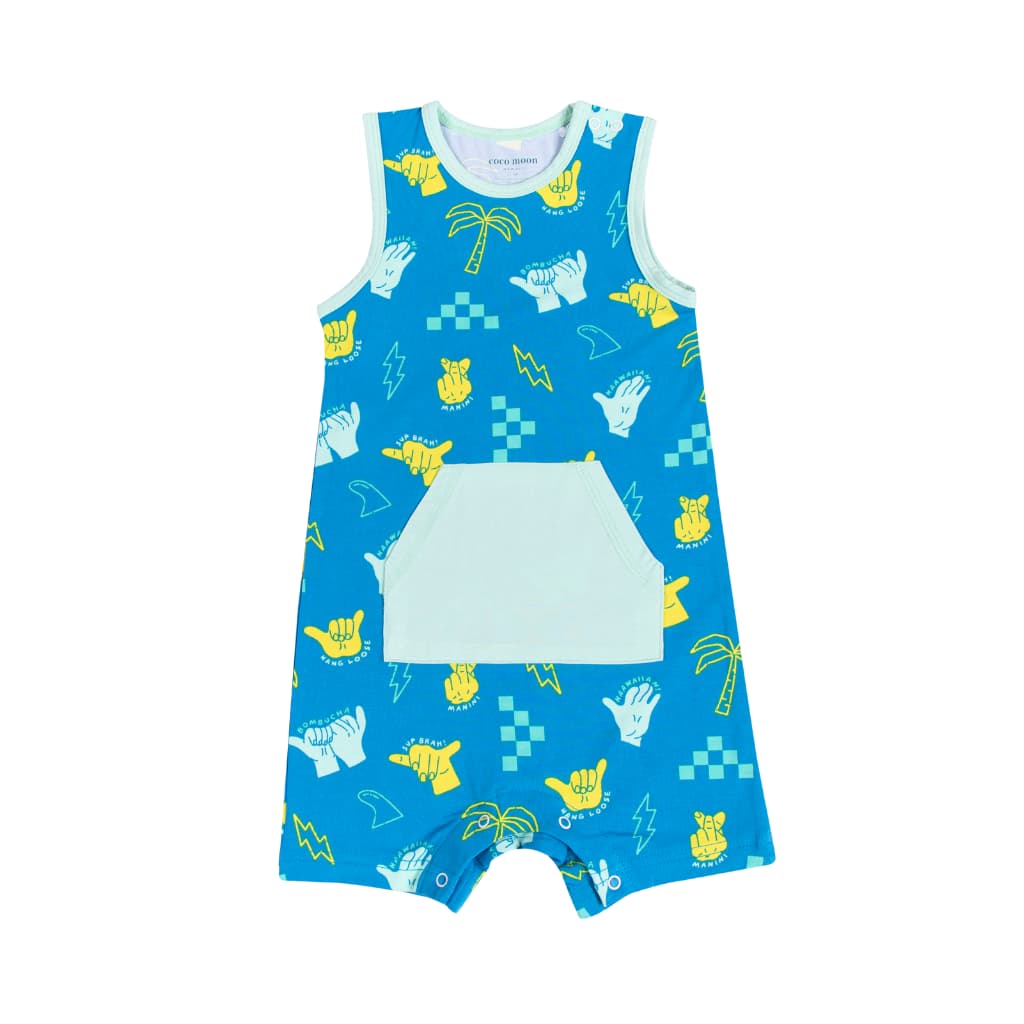 Shaka Code Tank Top Bamboo Romper