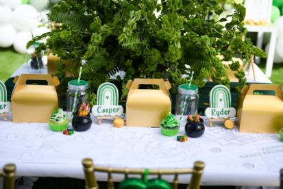 St. Patrick's Day Coloring Tablecloth