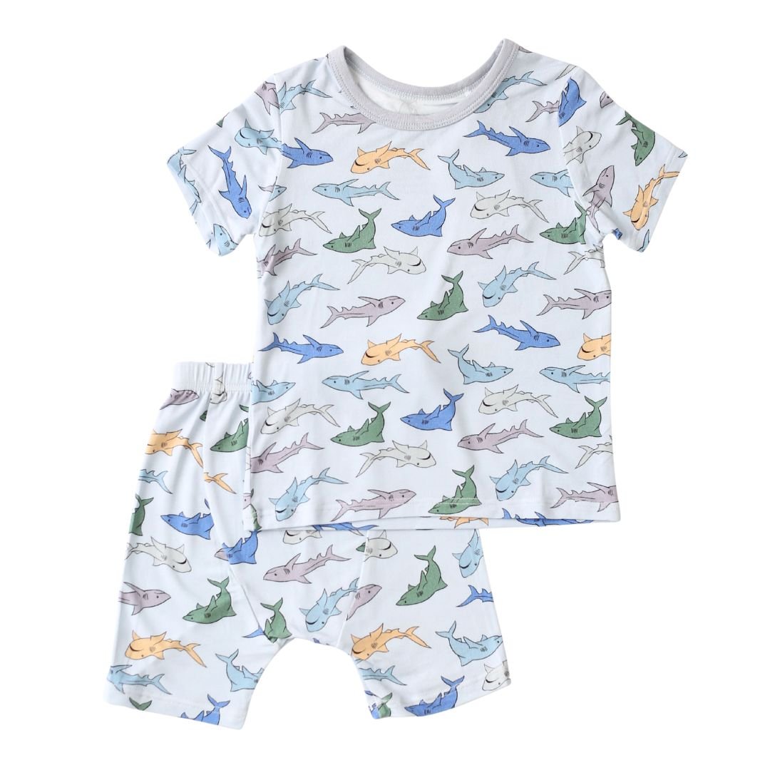 Shark Snuggles Shorts Pjs
