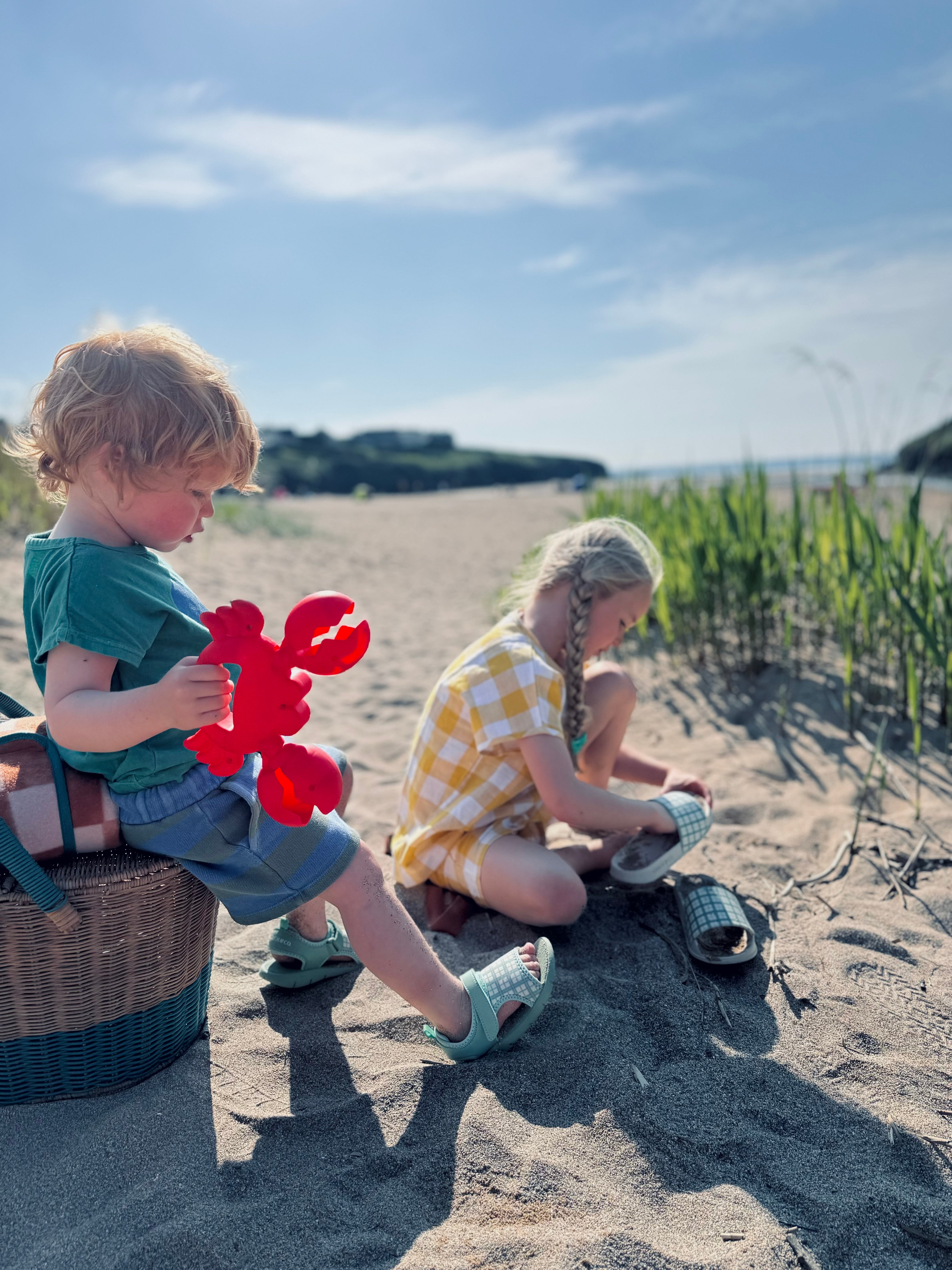 Slide Sandal | Fern Plaid