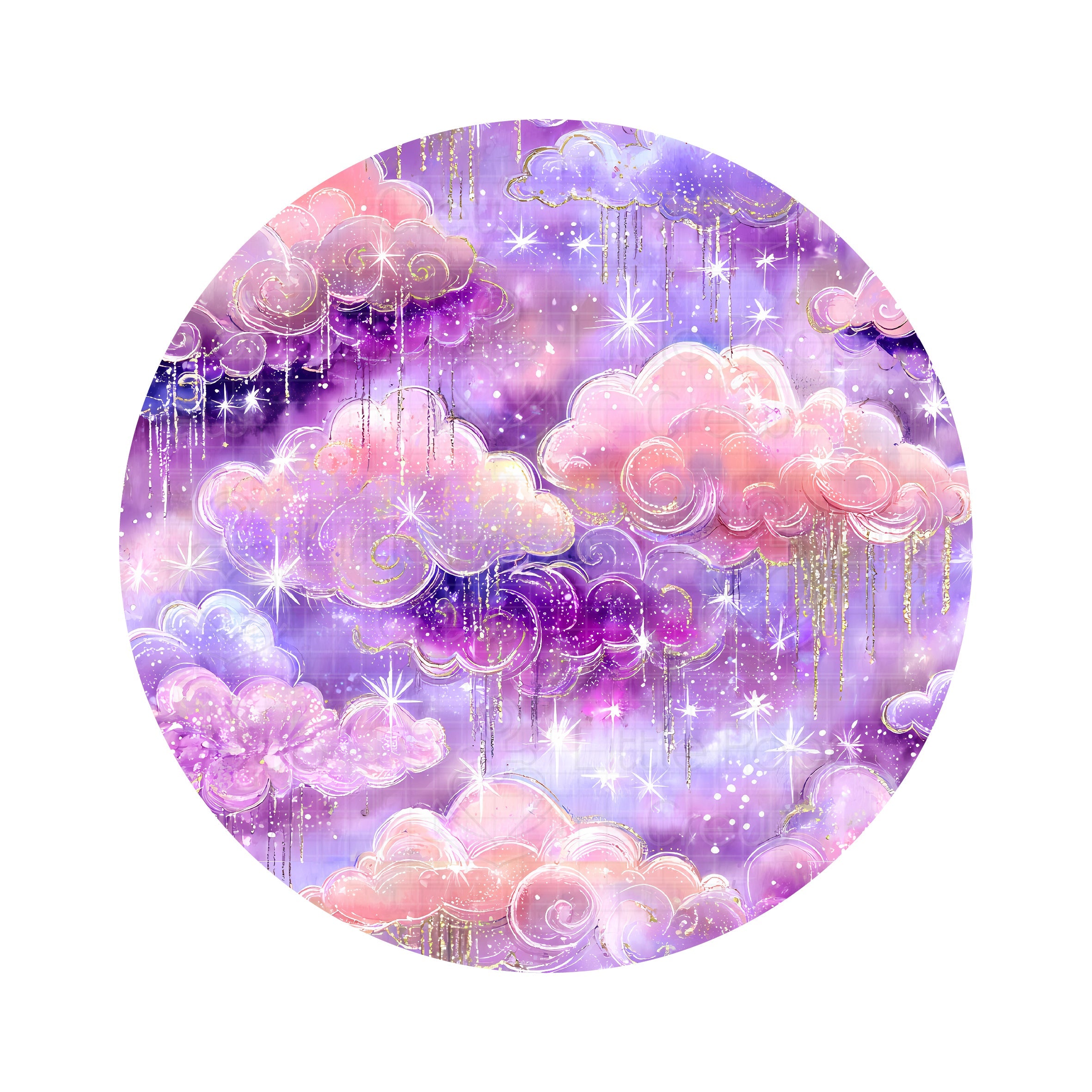 Shimmer Clouds | Bamboo Scrunchie