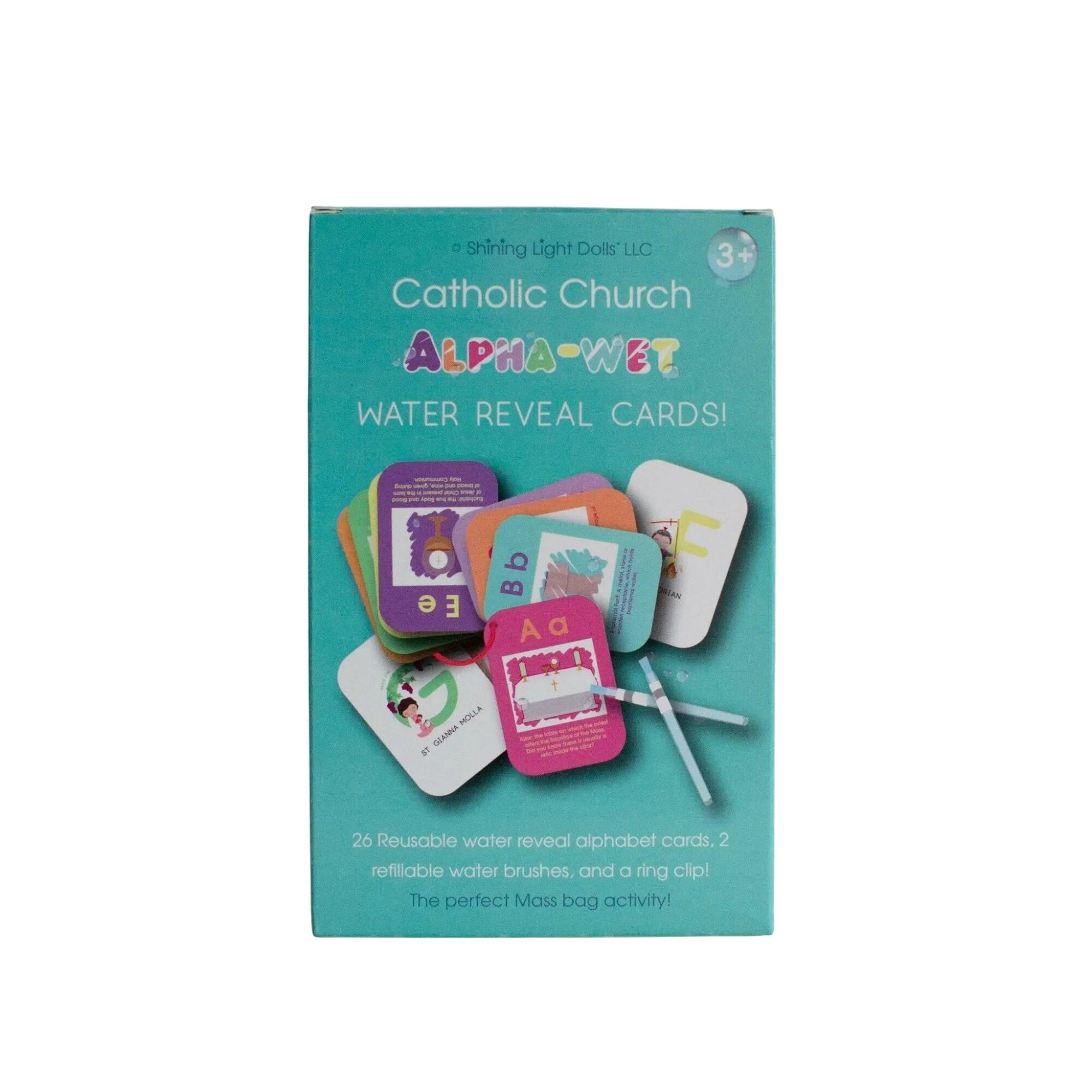 Catholic Church Alpha-wet Water Reveal Cards