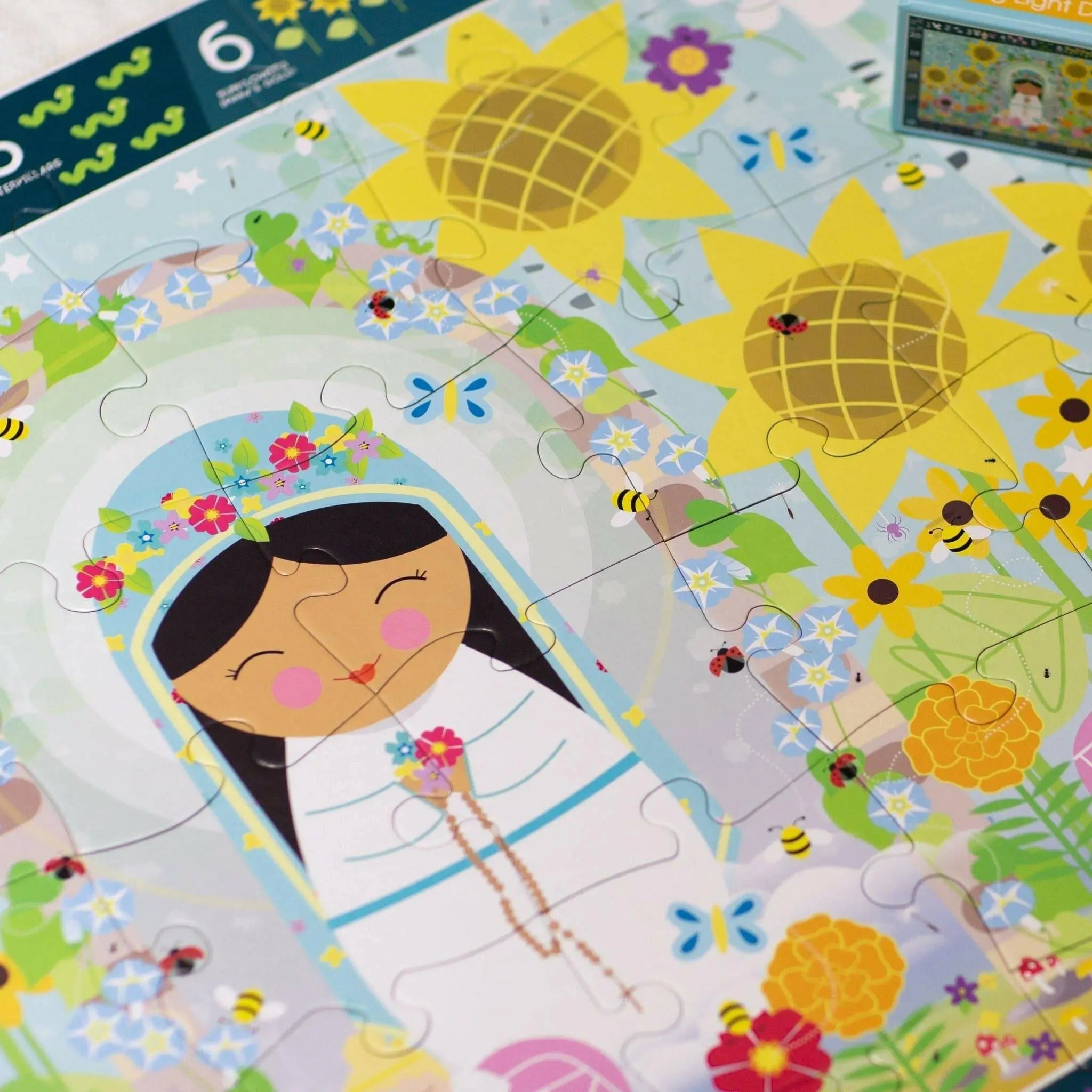 Mary Garden Counting Search & Find Giant Floor Puzzle 24" X 36"