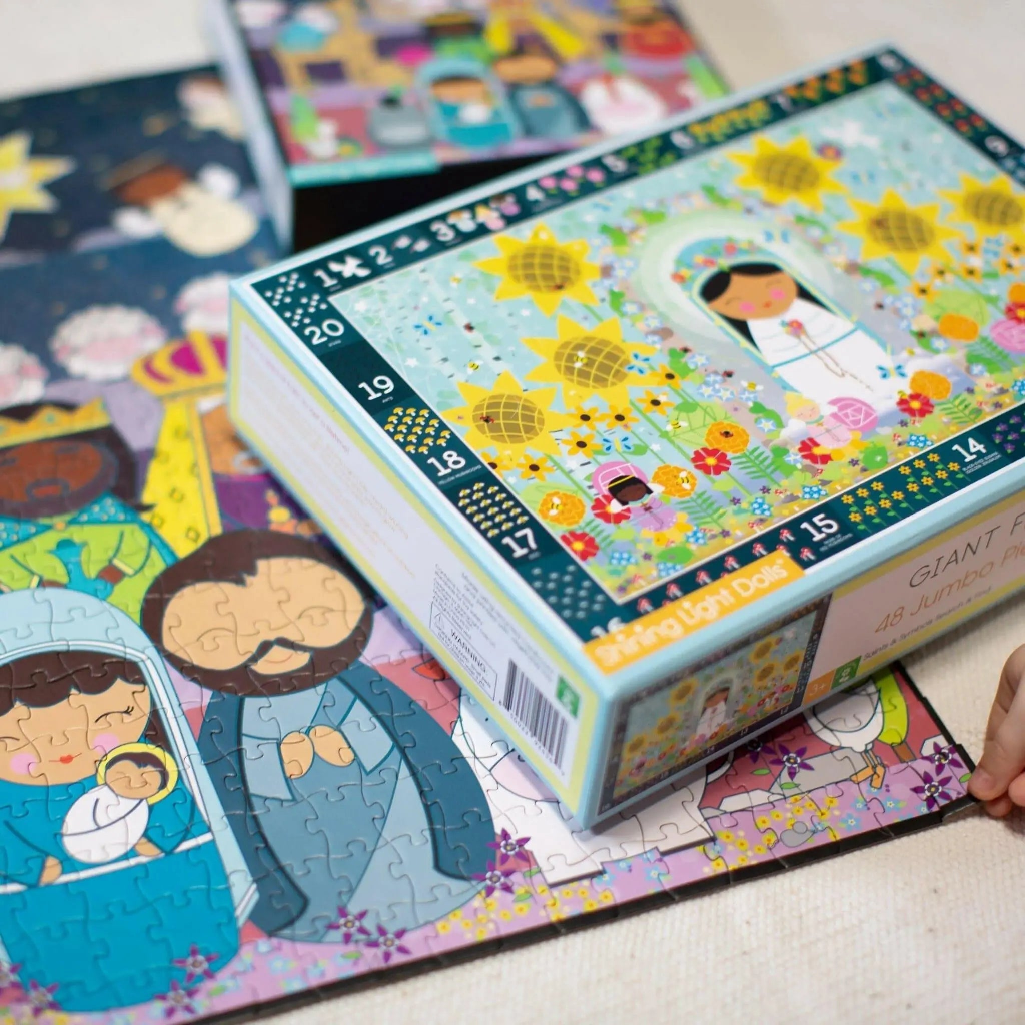 Mary Garden Counting Search & Find Giant Floor Puzzle 24" X 36"