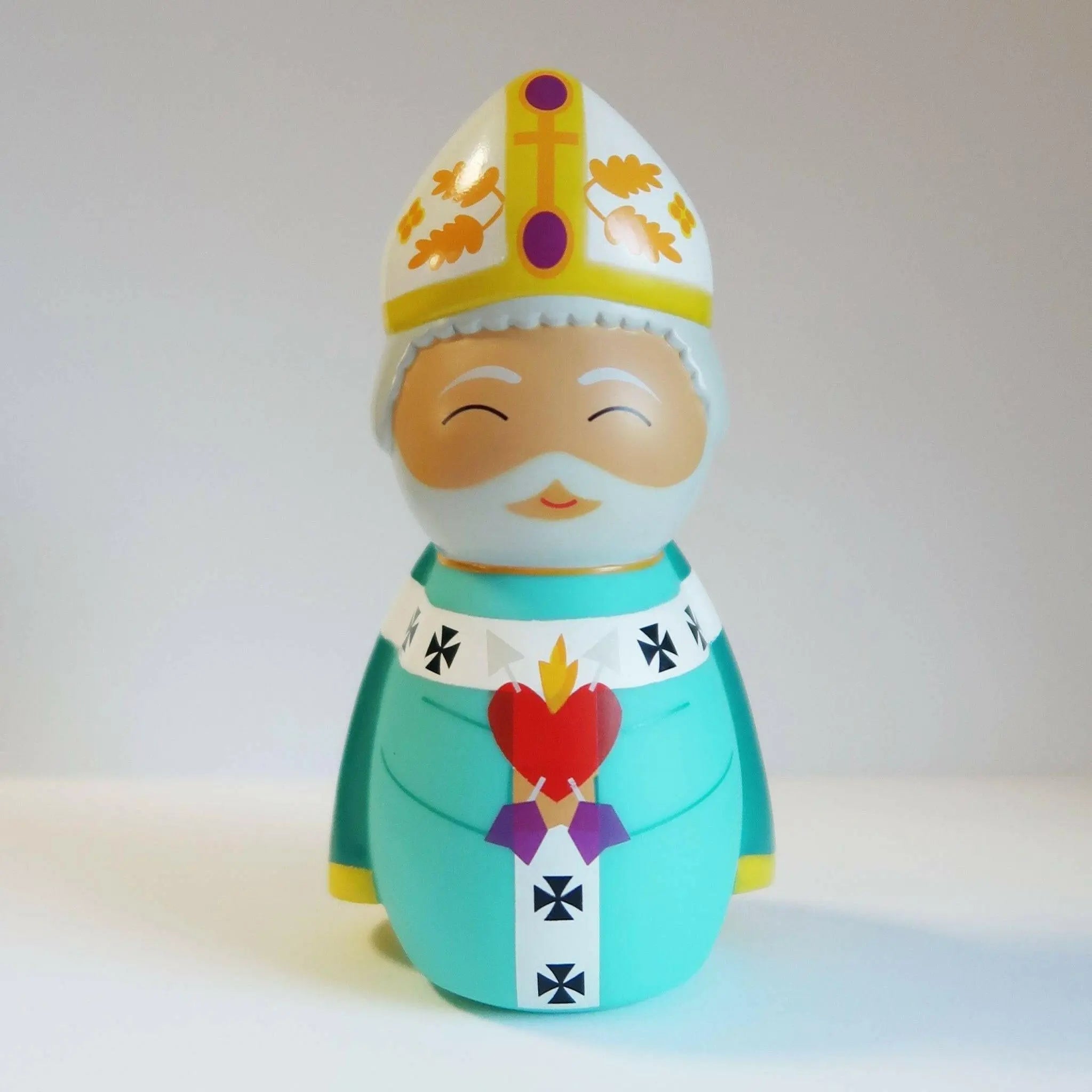 Saint Augustine Of Hippo Shining Light Doll