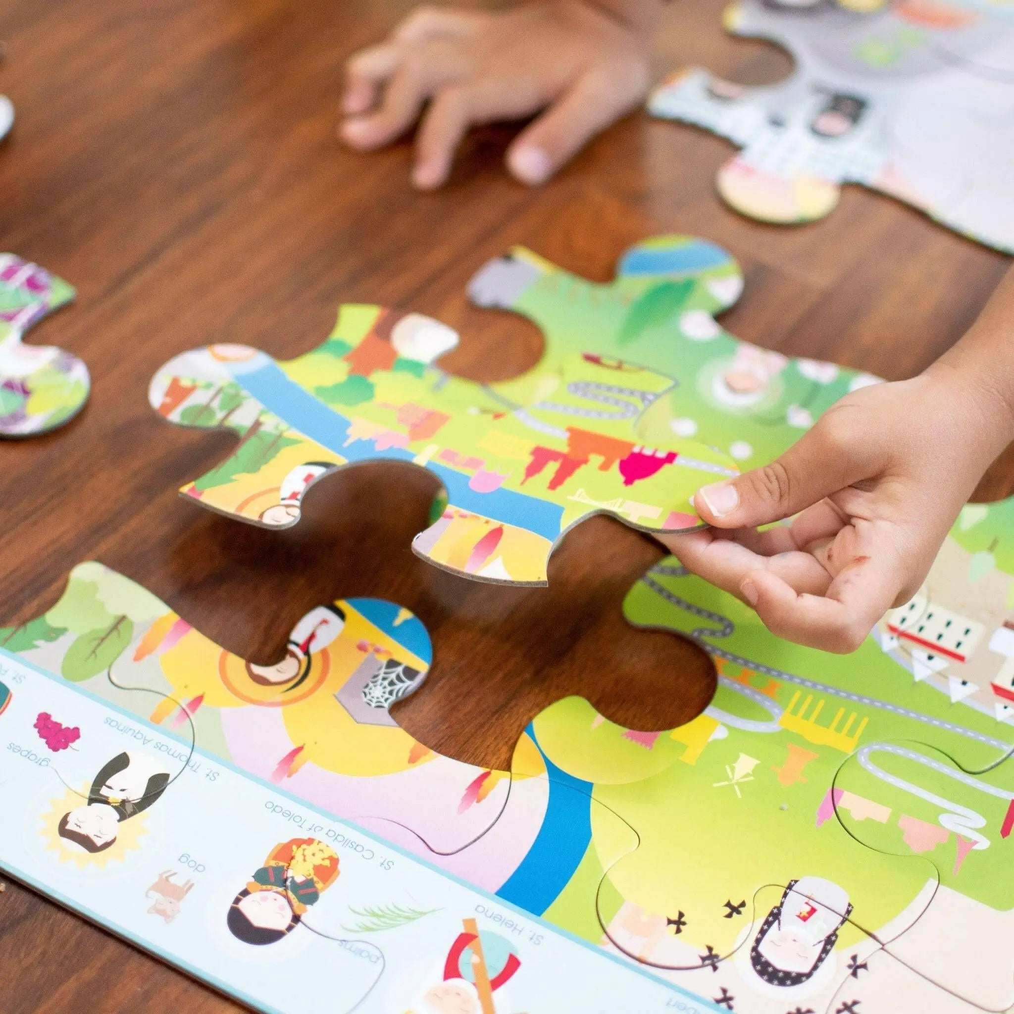 Saints & Symbols Search & Find Giant Floor Puzzle 24" X 36"