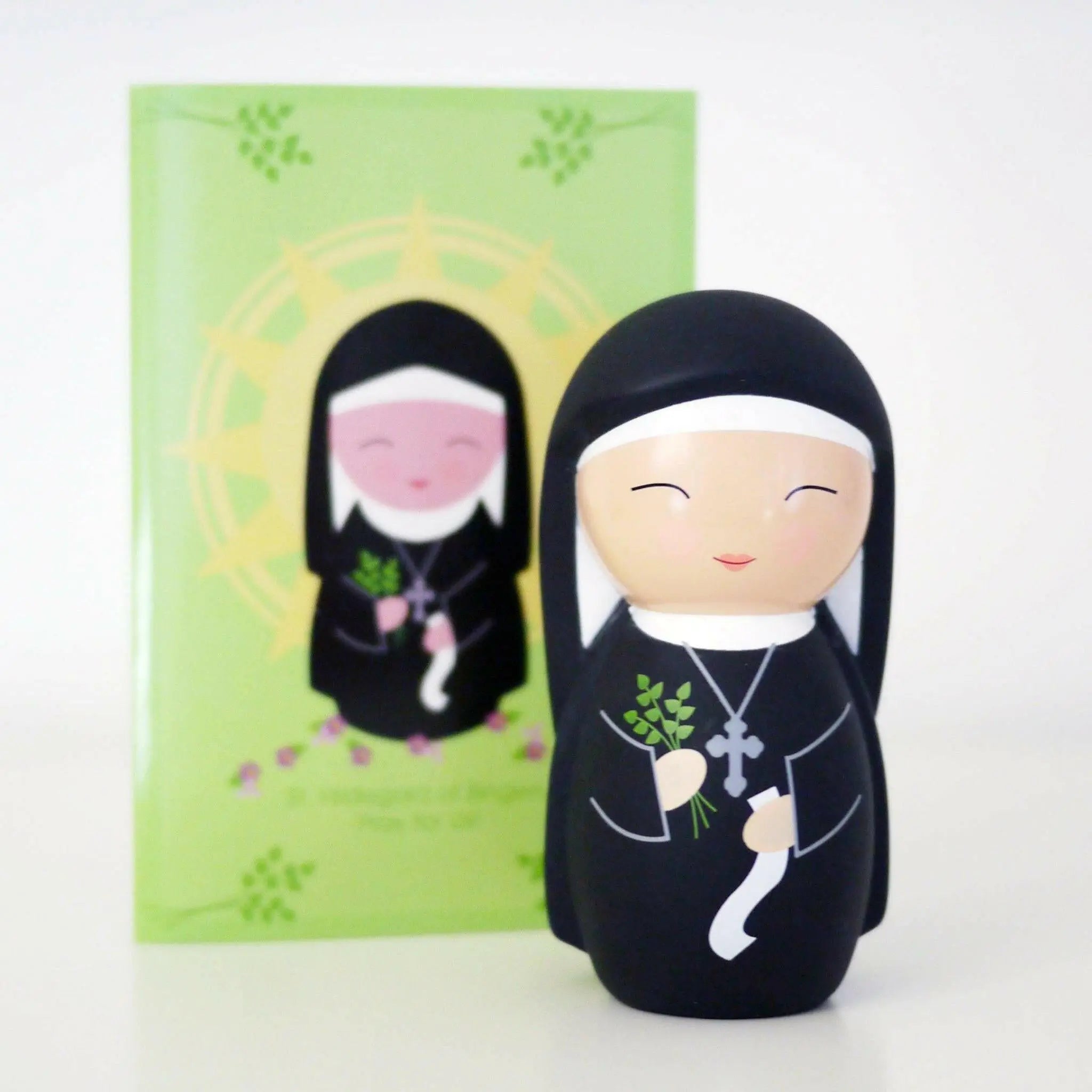 Saint Hildegard Of Bingen Shining Light Doll