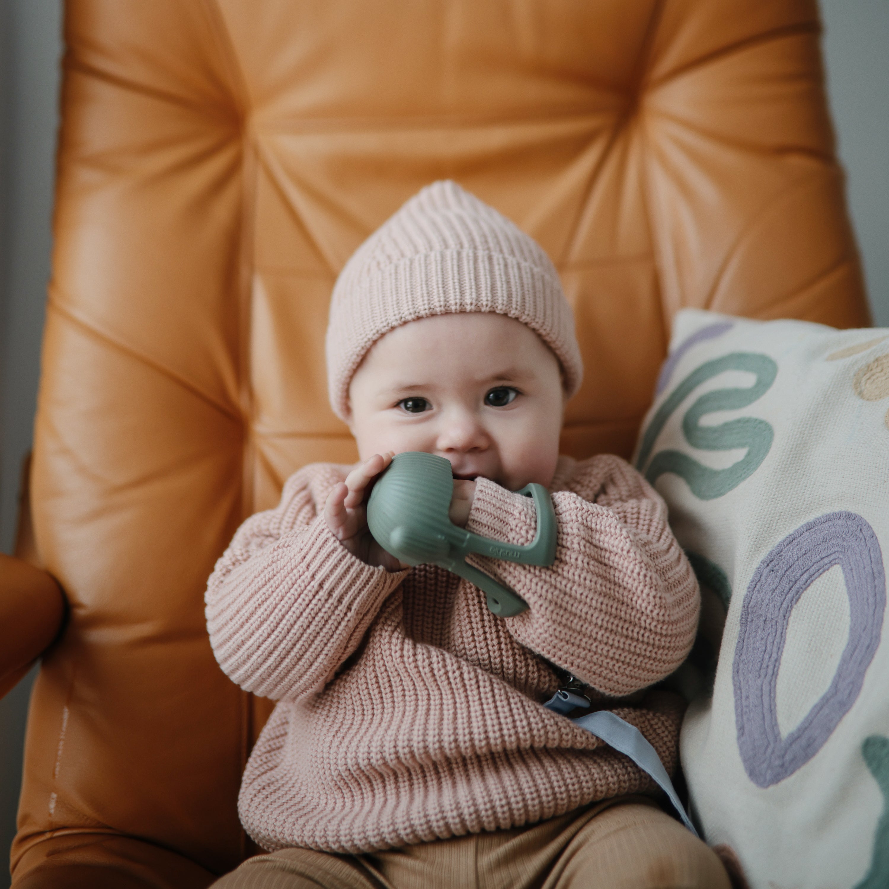 No-drop Cactus Teether (dried Thyme)