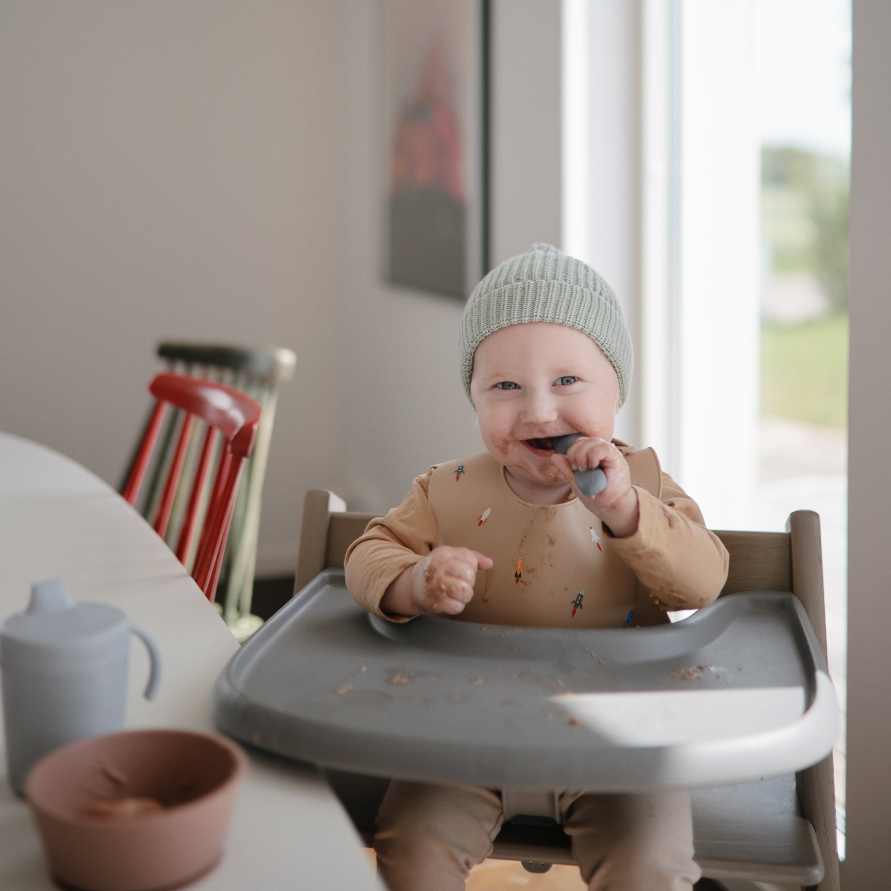 Silicone Toddler Starter Spoons 2-pack