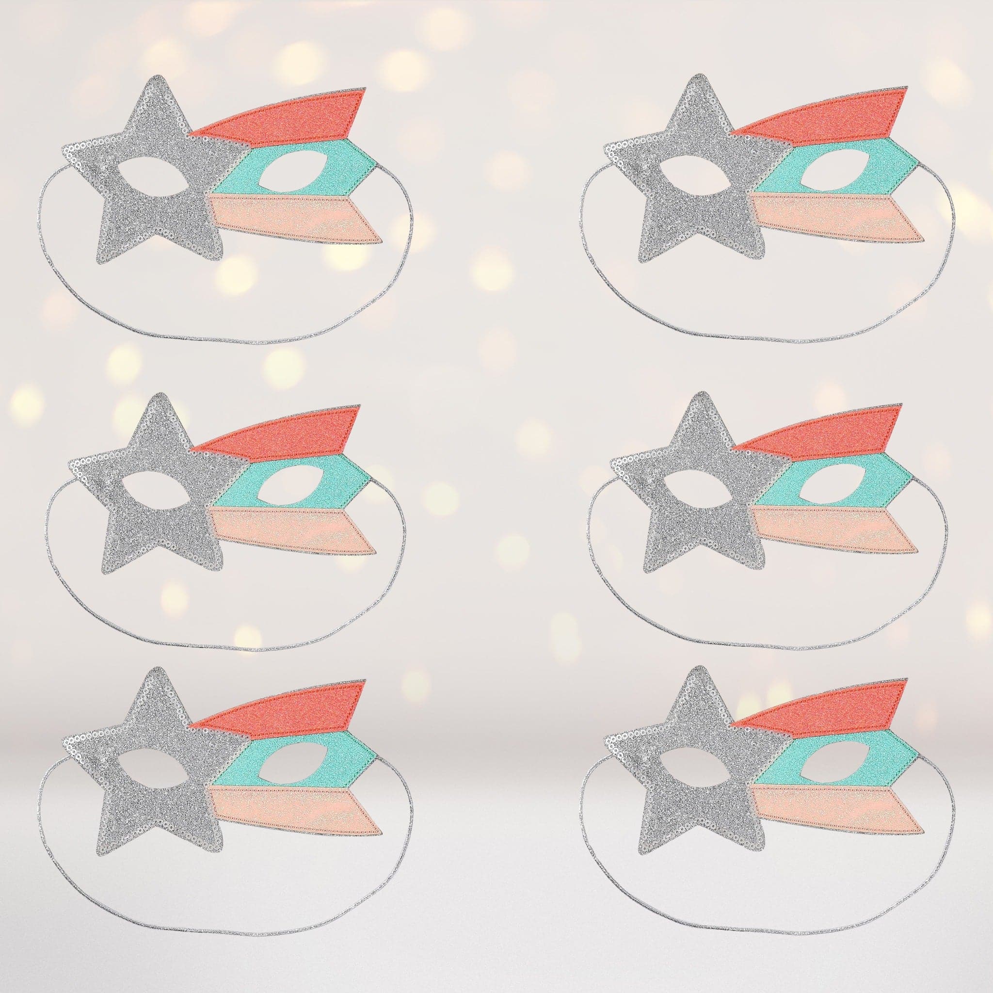 Shooting Star Rocker Felt Costume Kids Mask