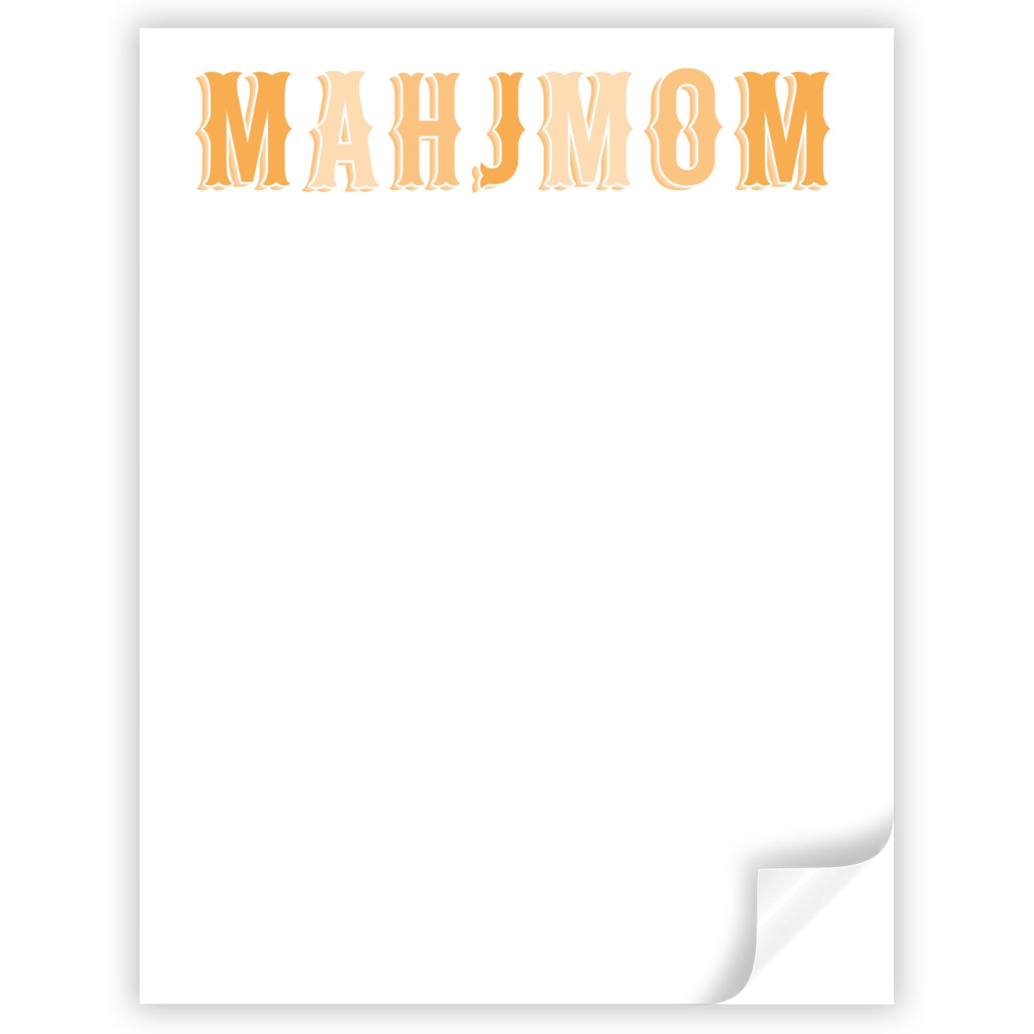 Mahjmom Notepad