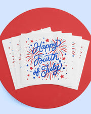 Party In The Usa - 25 Foil Napkins