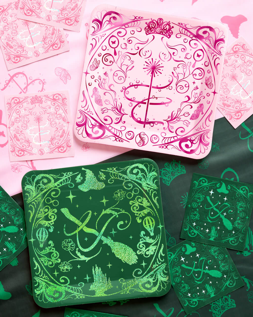 Emerald City Plates - 24 Paper Plates